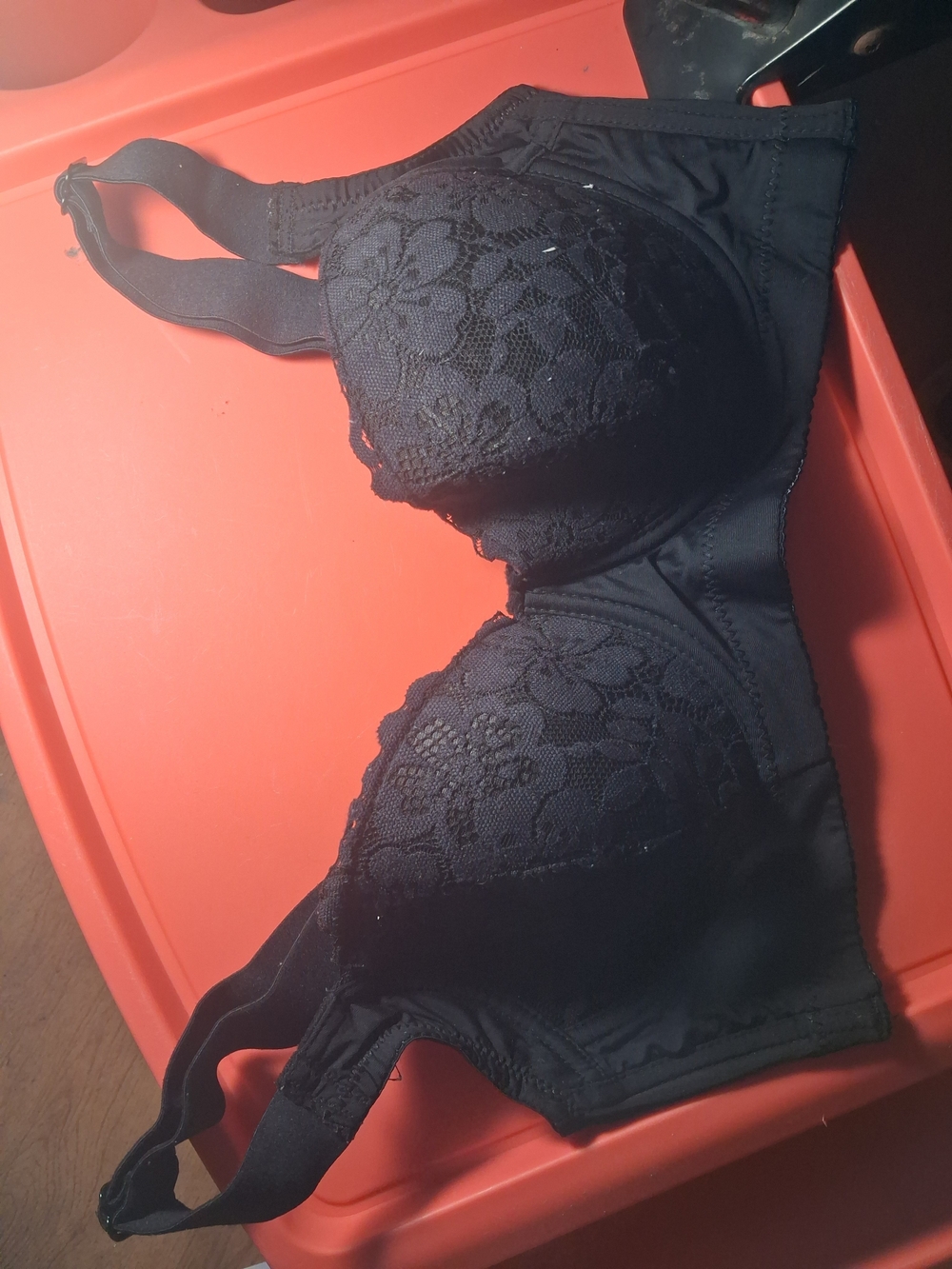 Time and Tru Black Lace Underwire Bra
